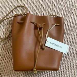 Miniso Bohemian Small Faux Leather Crossbody Purse